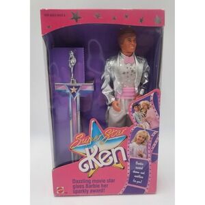 SuperStar‎ Ken Barbie Doll 1988 Mattel 1535 NIB